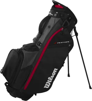 Wilson Feather Golf Cart Bag - Black/Grey/Red