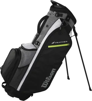 Wilson Feather Golf Cart Bag - Black/Grey/Red