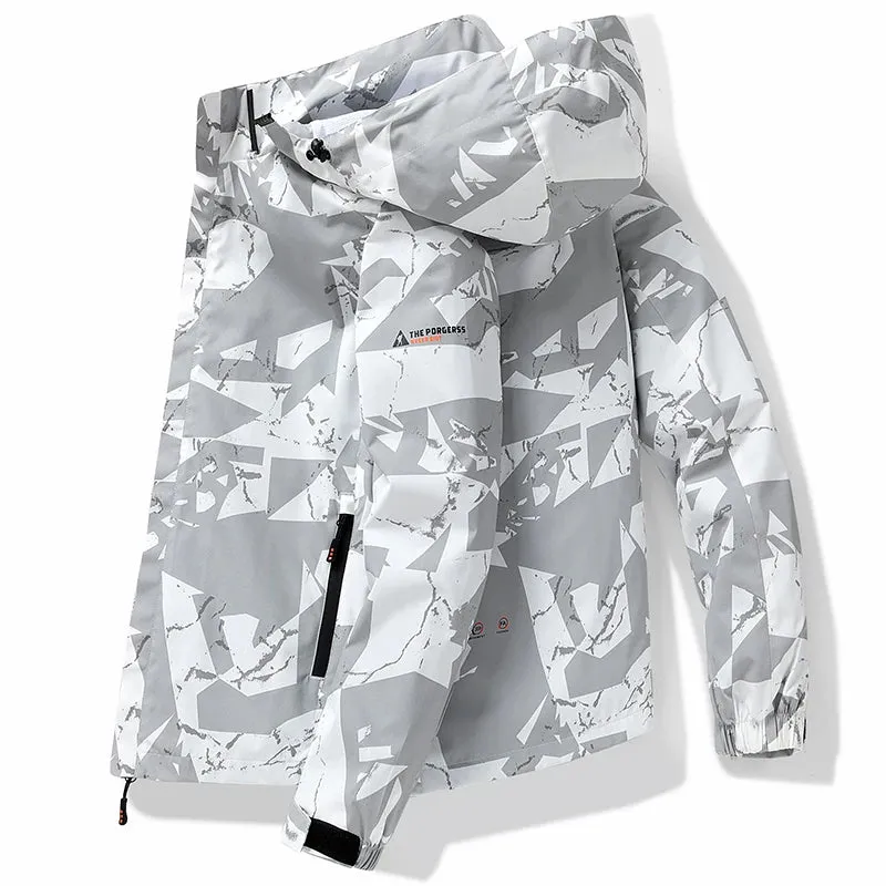Windproof Men Hooded Jacket