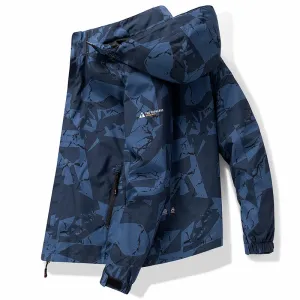 Windproof Men Hooded Jacket