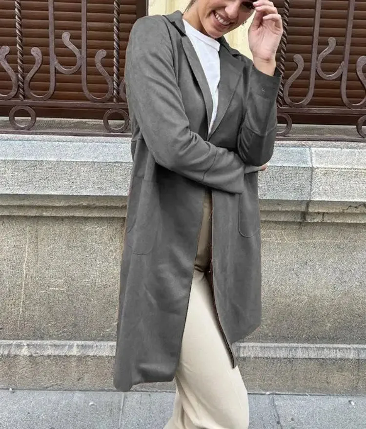 Windproof suede jacket