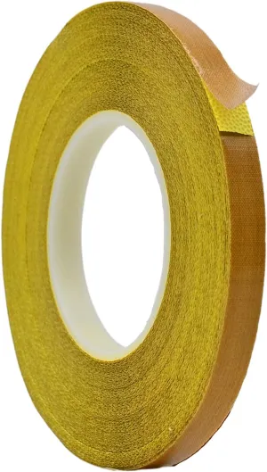 WOD FGCT50WL PTFE Teflon Tape for Vacuum Sealer Machine, 1/2 inch x 36 yds - Compatible With FoodSaver, Seal a Meal, Weston - Fibreglass Fabric with Silicone Adhesive & Release Liner