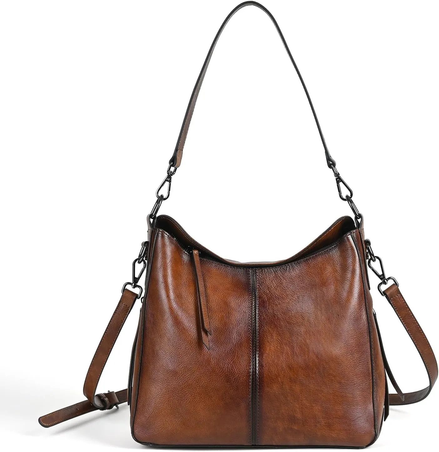 Women's leather retro shoulder bag largeHOBO bag crossbody bag