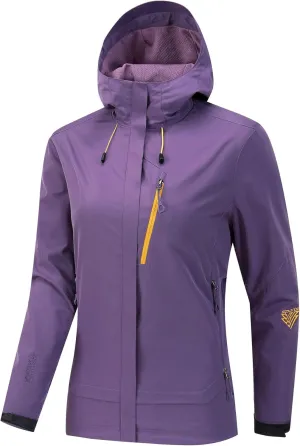 Women's Lightweight Rain Jacket Women's Waterproof Windproof Jacket Women's Hooded Jacket