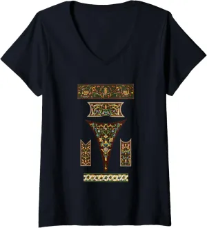 Womens Owen Jones Grammar of Ornament V-Neck T-Shirt