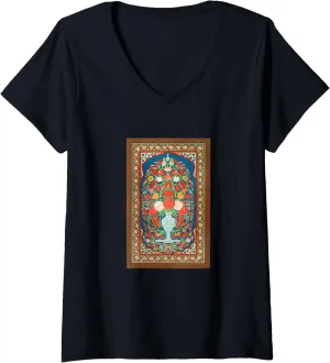 Womens Owen Jones Grammar of Ornament V-Neck T-Shirt