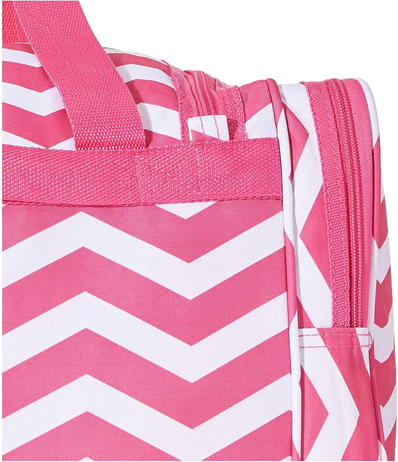 World Traveler Chevron, Fuchsia White C, 19-Inch