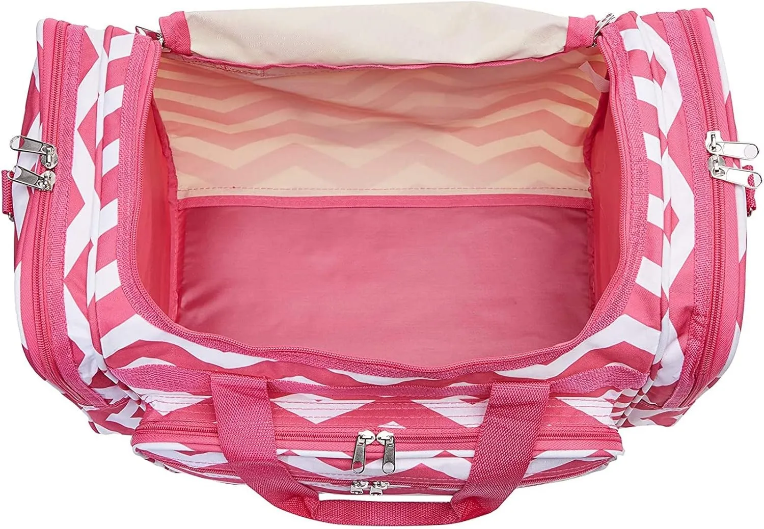 World Traveler Chevron, Fuchsia White C, 19-Inch