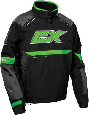 X Men's Blade G5 Jacket (Charcoal/Green/Black - Medium)