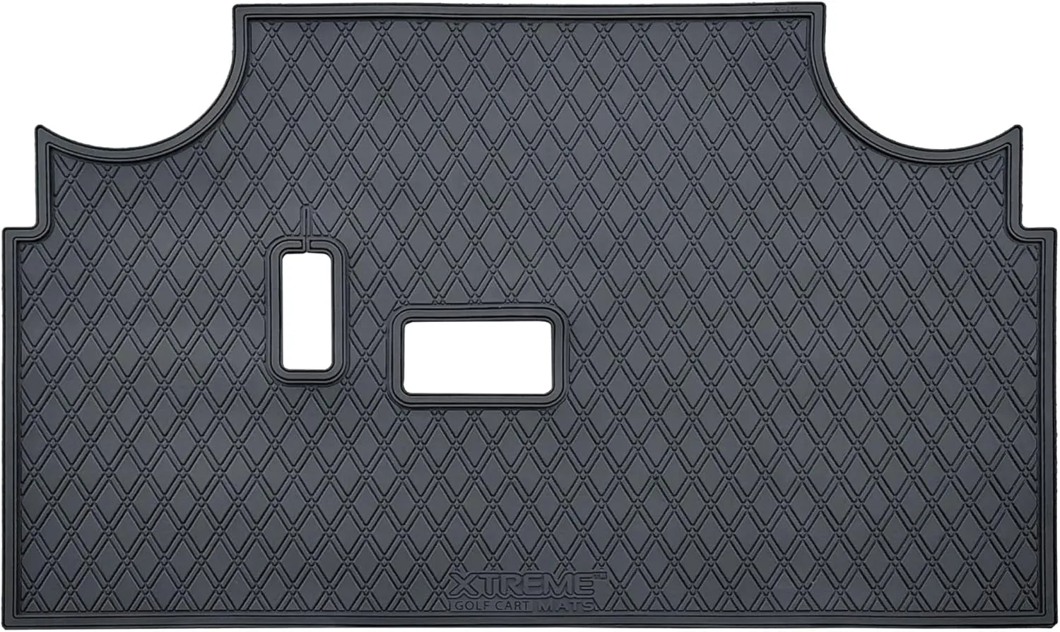 Xtreme Mats Evolution Golf Cart Floor Mat, Full Coverage Golf Cart Liner Protects OEM Flooring - Only Fits Evolution Classic Plus/Classic Pro/Forester/Turfman Carts (2022 and Prior) - All Black