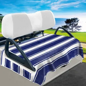 YOKYHOM Golf Cart Seat Covers, Classic Style Golf Cart Seat Towel Blanket Keeps Seat Comfortable and Clean, 100% Microfiber, Suits Yamaha, EZGO, Club Car and More 2-Seat Golf Carts, 51''x 31''