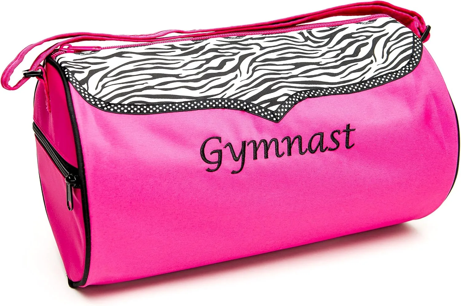 Zebra Gymnast Medium Roll Duffel Bag