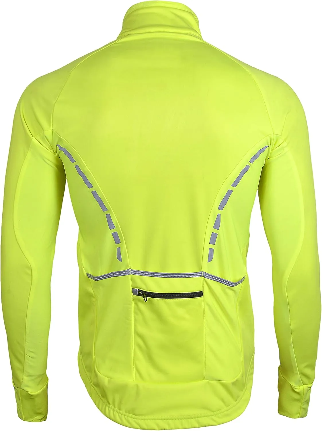 Zimco Pro Men Winter Cycling Jackets High Viz Bicycle Jersey Windproof Thermal Insulated Jacket