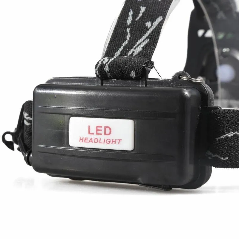 Zoomable Headlamp T6 LED Headlight Flashlight  Charger 18650 Battery