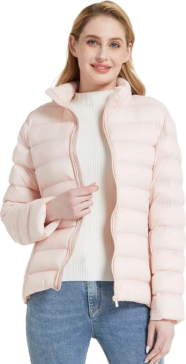 ZSHOW Women's Packable Puffer Jacket Windproof Lightweight Winter Coat