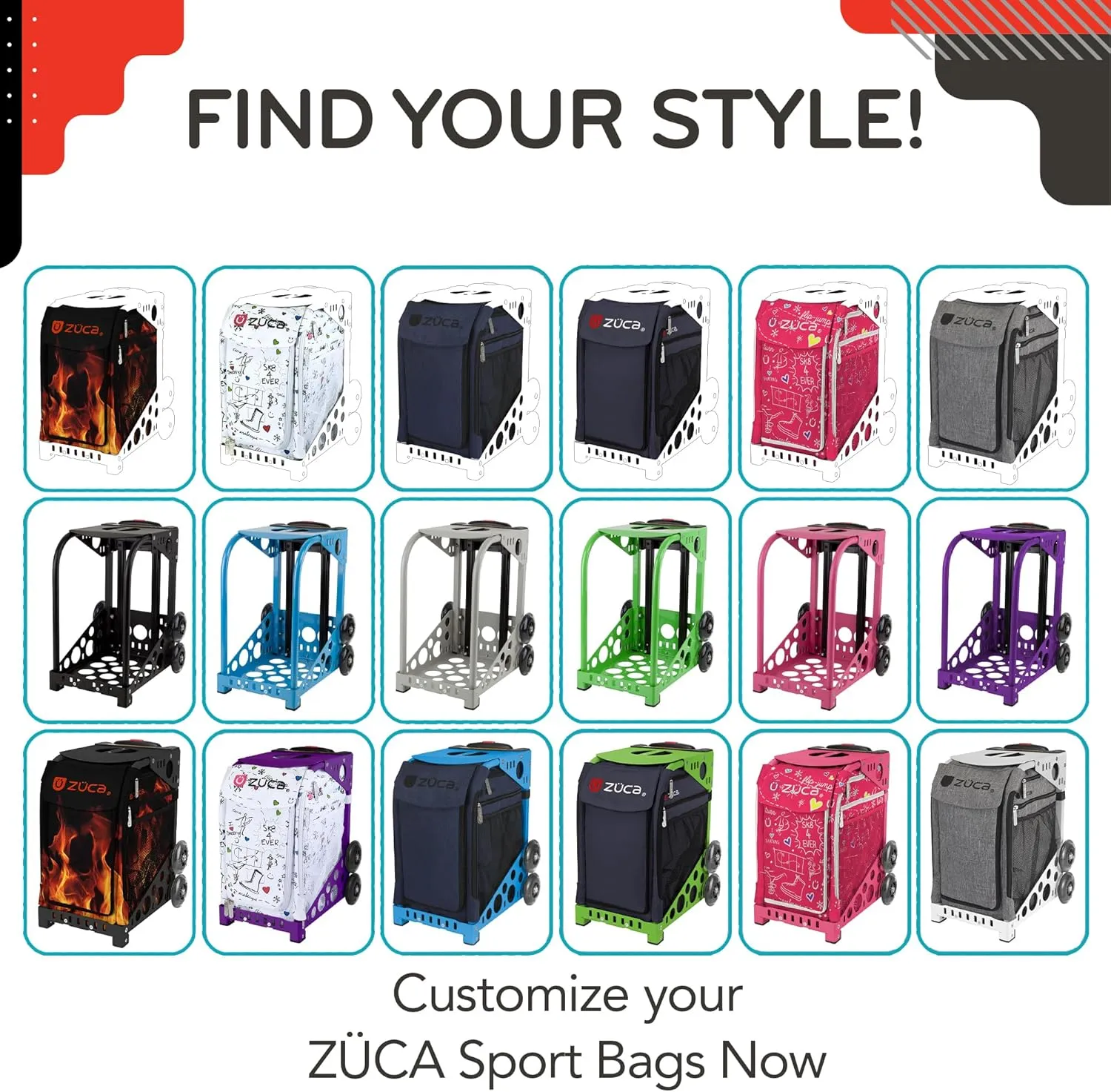 ZUCA Insert Bag Sport Rolling Suitcase